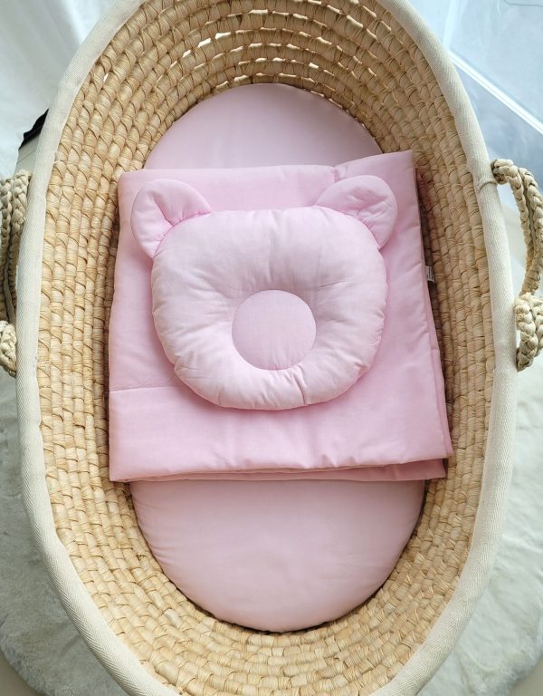 Blanket with pillow - 2pcs set - pink - Image 4