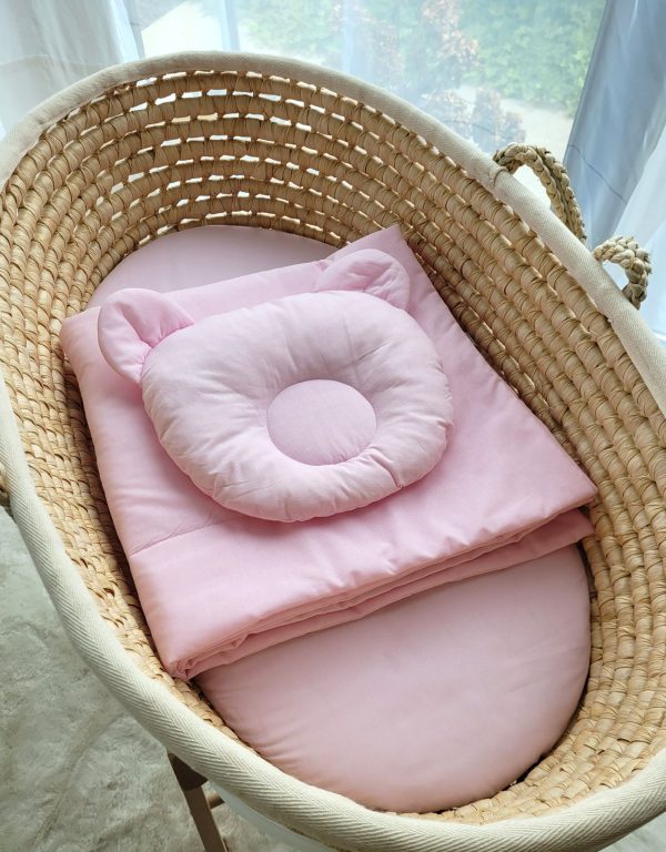 Blanket with pillow - 2pcs set - pink - Image 5