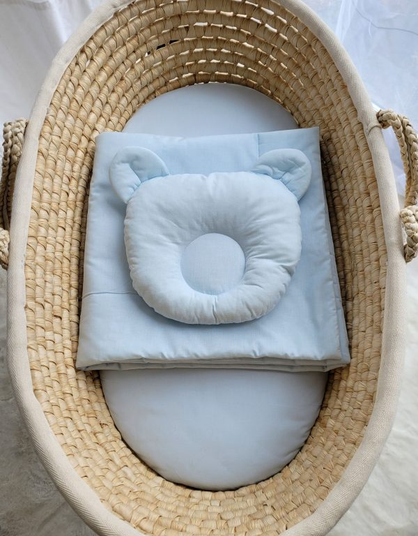 Blanket with pillow - 2pcs set - blue - Image 3