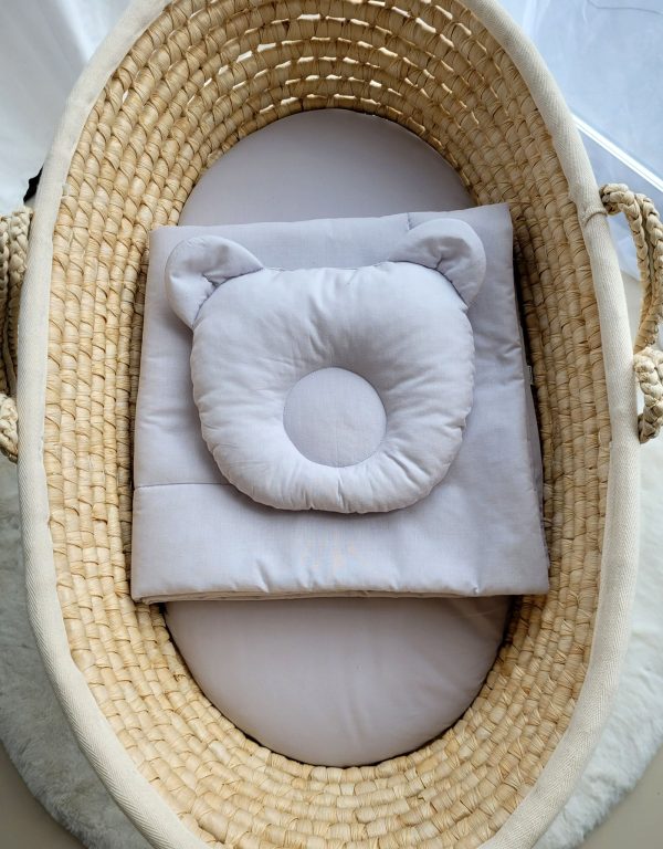 Blanket with pillow - 2pcs set - gray - Image 4