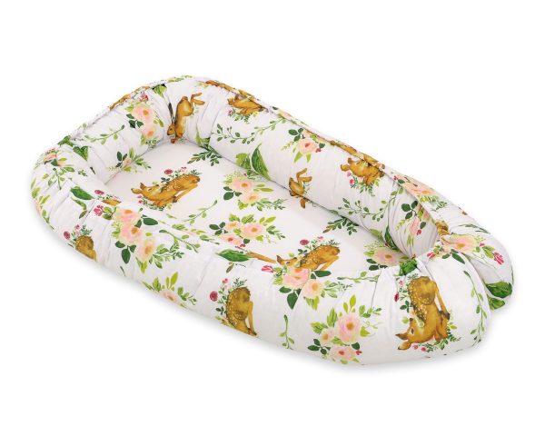 Baby nest double-sided Premium Cocoon for infants BOBONO - in the forest - Image 3