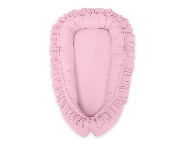 Baby nest Premium Cocoon for infants with a ruffle MY SWEET BABY- pink - Image 3