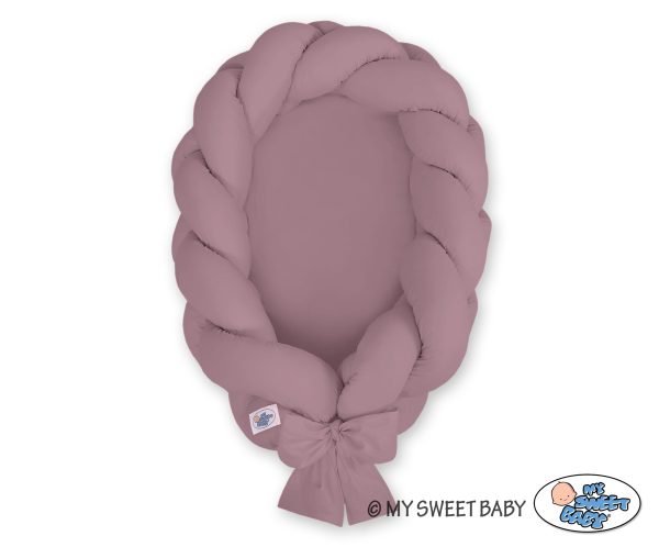 Braided baby nest 2 in 1 - pastel violet - Image 2