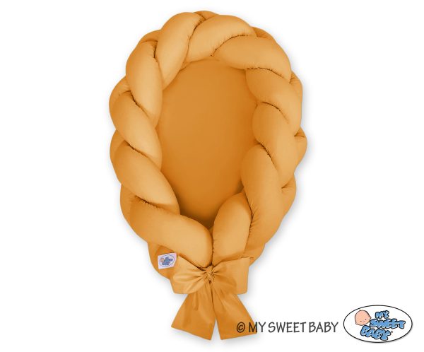 Braided baby nest 2 in 1 - honey yellow - Image 2