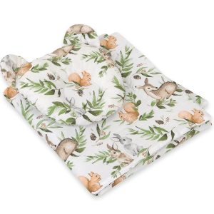 Duvet with pillow Teddy - 2pcs set - woodland green