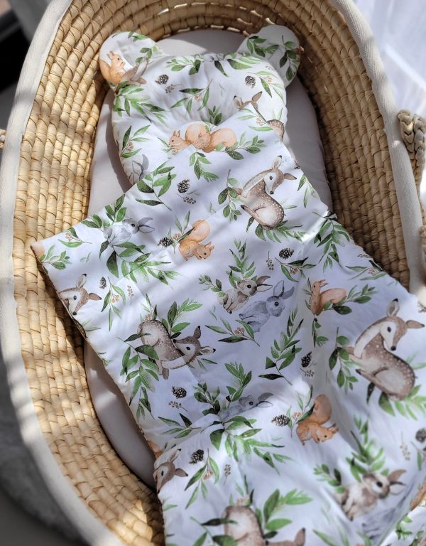 Duvet with pillow Teddy - 2pcs set - woodland green - Image 3