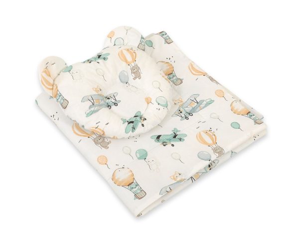 Duvet with pillow Teddy - 2pcs set -  sky adventure