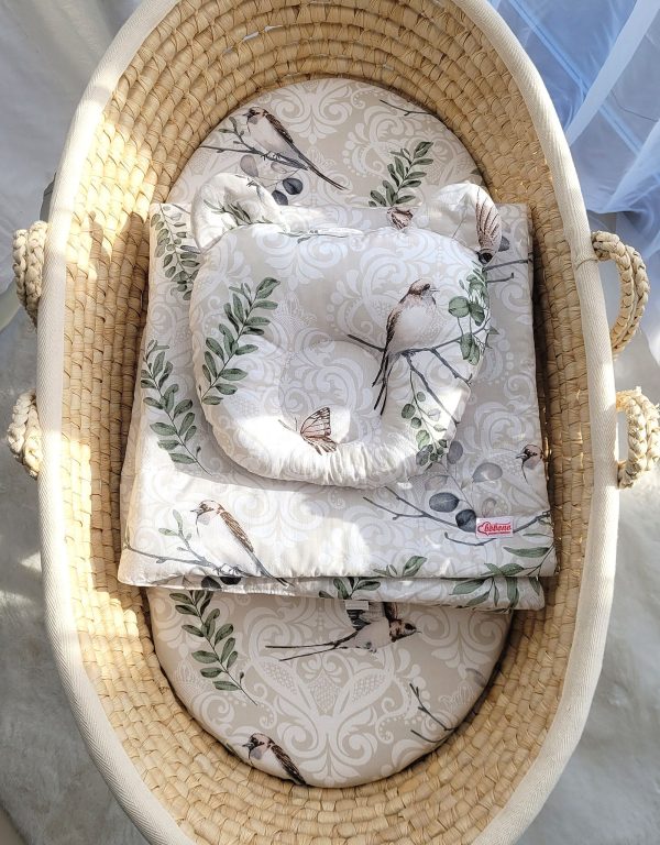 Duvet with pillow Teddy - 2pcs set - Brown birds - Image 2
