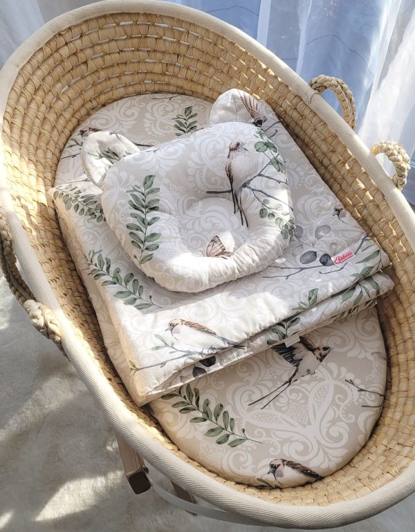 Duvet with pillow Teddy - 2pcs set - Brown birds - Image 3