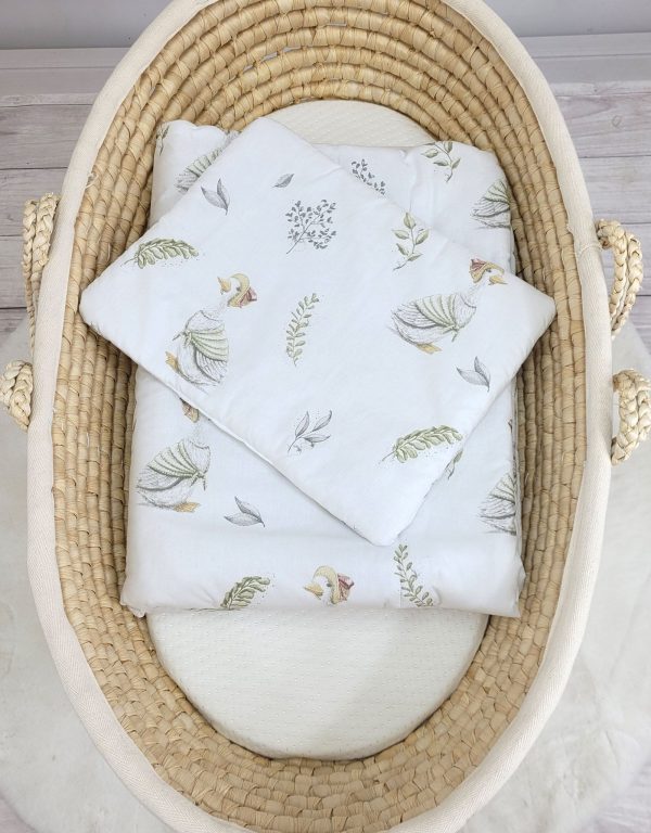 Bedding set 2-pcs 75x100cm NEWBORN- gooses - Image 2