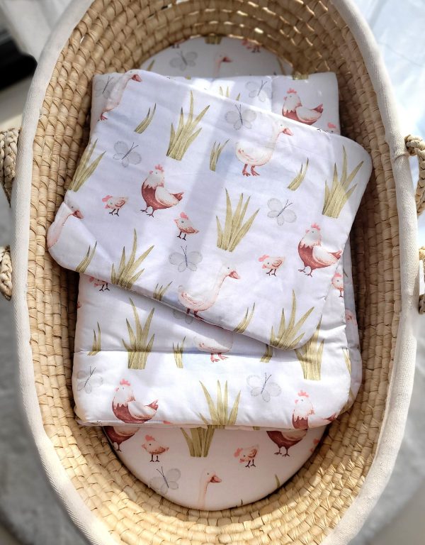 Bedding set 2-pcs 75x100cm NEWBORN - In the country - Image 2