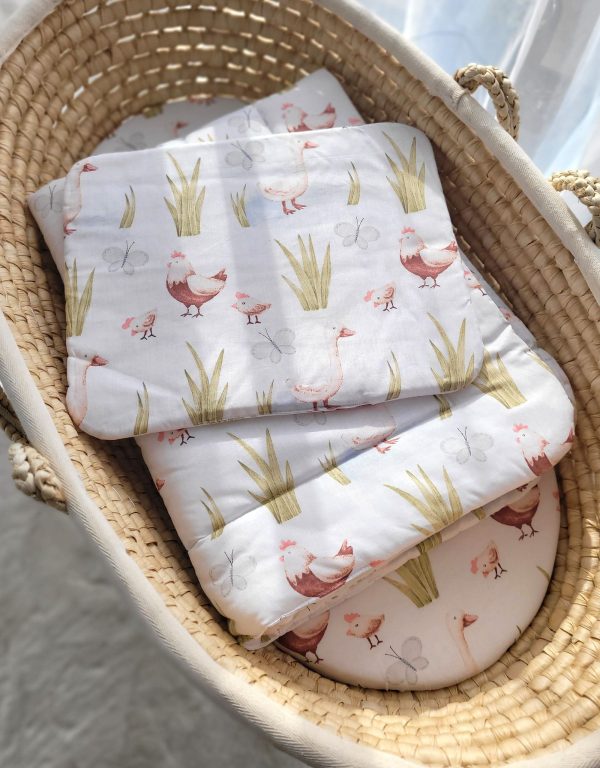 Bedding set 2-pcs 75x100cm NEWBORN - In the country - Image 3