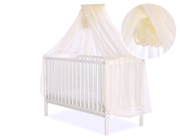 Mosquito-net made of chiffon - cream