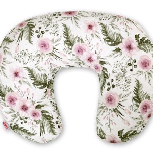 Feeding pillow - peony flower pink