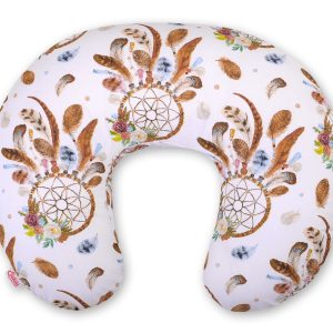 Breastfeeding Pillow Nursing Croissant Pillow, removable, Hands-Free Feeding- dream catchers
