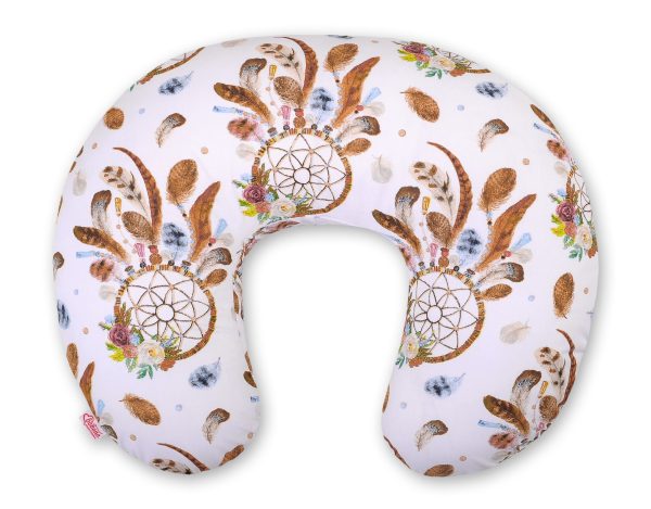 Breastfeeding Pillow Nursing Croissant Pillow, removable, Hands-Free Feeding- dream catchers