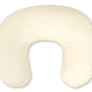 Breastfeeding Pillow Nursing Croissant Pillow, removable, Hands-Free Feeding- cream