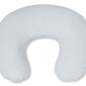 Breastfeeding Pillow Nursing Croissant Pillow, removable, Hands-Free Feeding- grey
