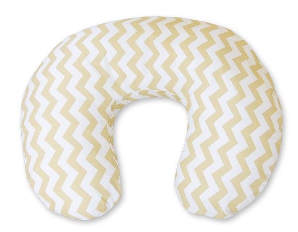 Feeding pillow- Simple chevron beige