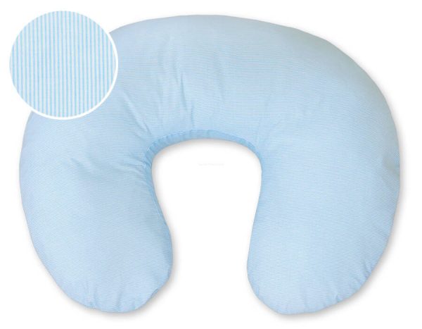 Feeding pillow- Blue strips