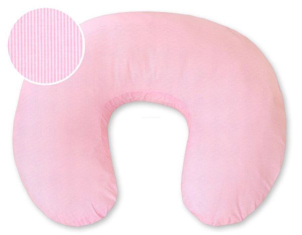 Feeding pillow- Pink strips