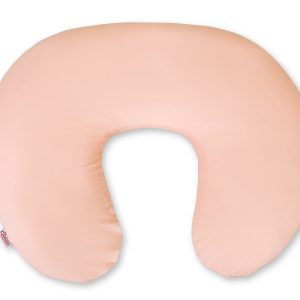 Breastfeeding Pillow Nursing Croissant Pillow, removable, Hands-Free Feeding- powder pink