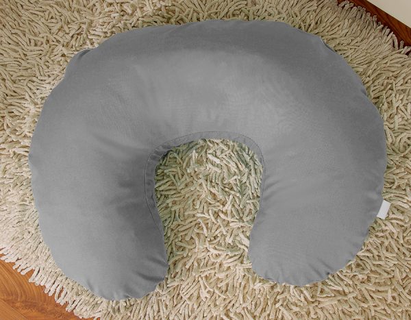Breastfeeding Pillow Nursing Croissant Pillow, removable, Hands-Free Feeding- anthracite - Image 5