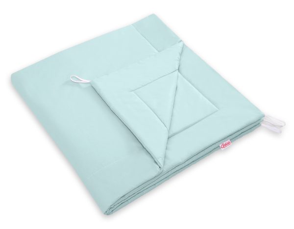 Teepee tent for kids +play mat + decorative feathers  - mint - Image 2