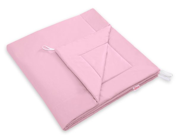 Teepee tent for kids + playmat + pillows + decorative feathers - pink - Image 2