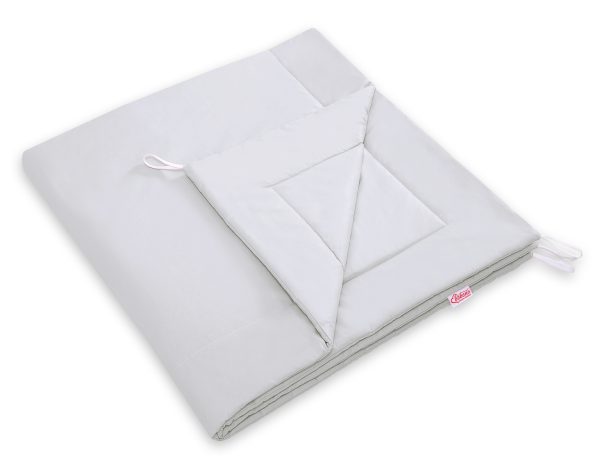 Teepee tent for kids + playmat + pillows + decorative feathers - gray - Image 2