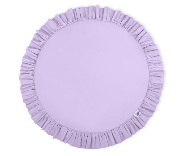 Set: Hanging baldachin for children's room cotton + Floor play mat- lila - Image 2