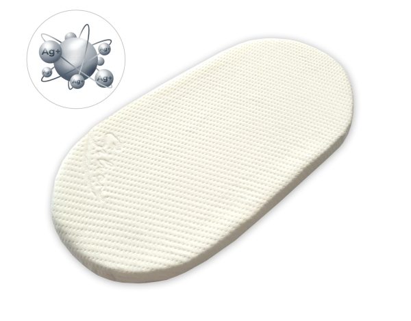 Moses basket BOHO Handmade cotton with mattress - gray - Image 4