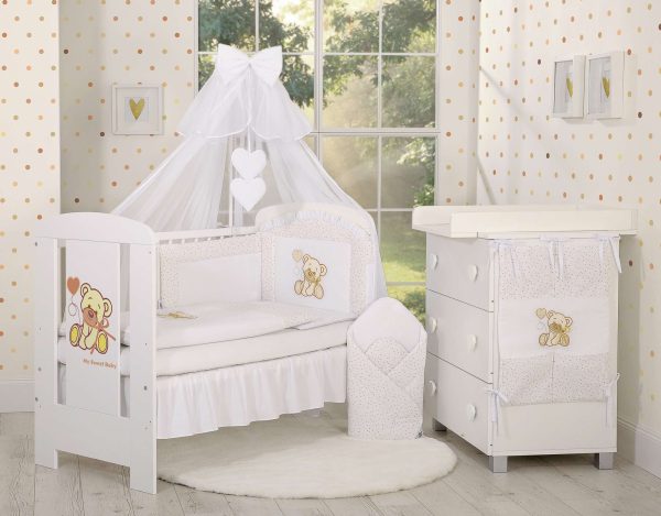 Baby nest - Bear with bow white - Image 2