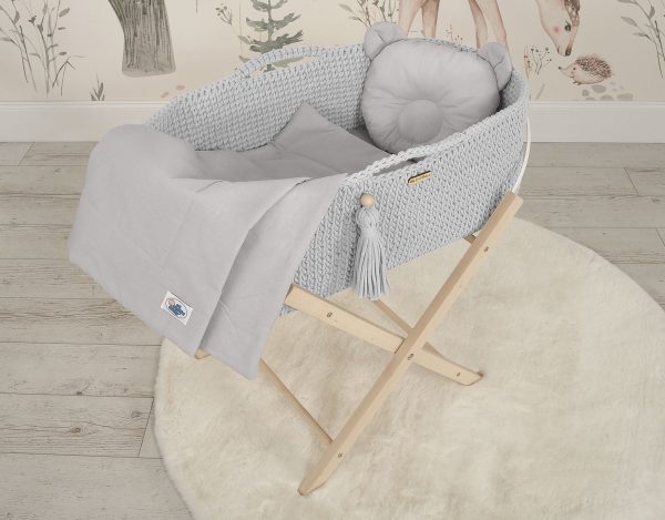 Blanket with pillow - 2pcs set - gray - Image 2
