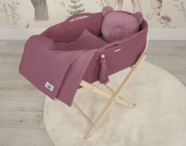 Blanket with pillow - 2pcs set - pastel violet - Image 2