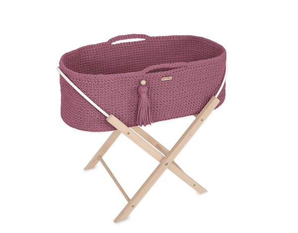 Moses basket BOHO Handmade with stand - blossom - Image 2