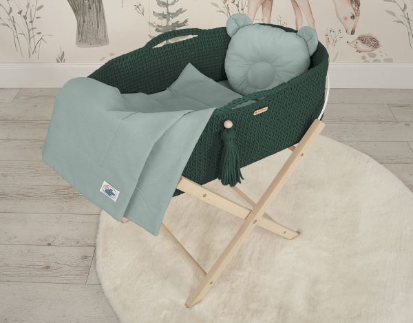 Blanket with pillow - 2pcs set - pastel green - Image 2