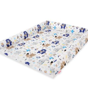 Changing mat for changing table - navy blue bears