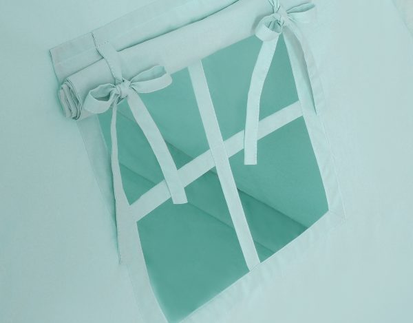 Teepee tent for kids +play mat + decorative feathers  - mint - Image 6