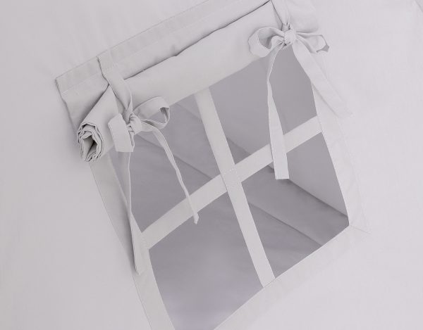 Teepee tent for kids +play mat + decorative feathers - gray - Image 6