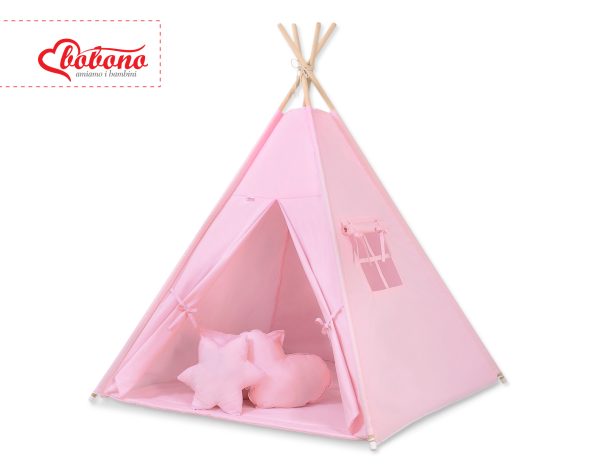 Set of 3 cushions for the tipi tent - pink - Image 2