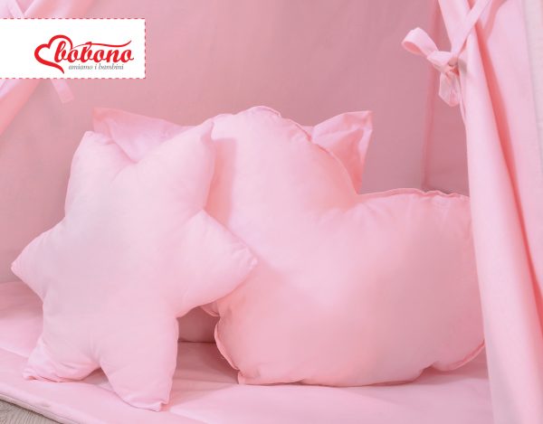 Set of 3 cushions for the tipi tent - pink - Image 4