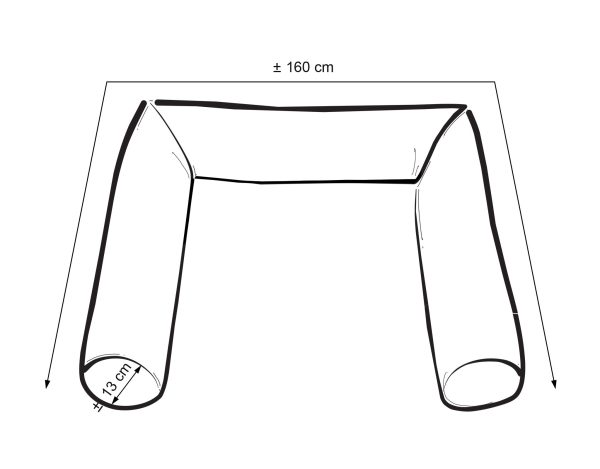 Roller bumper for baby bed - rainbow - Image 4