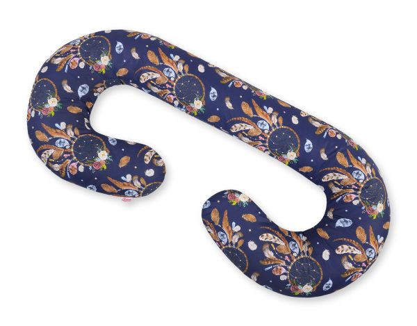 Maternity Support Pillow C - dream catchers dark blue - Image 2