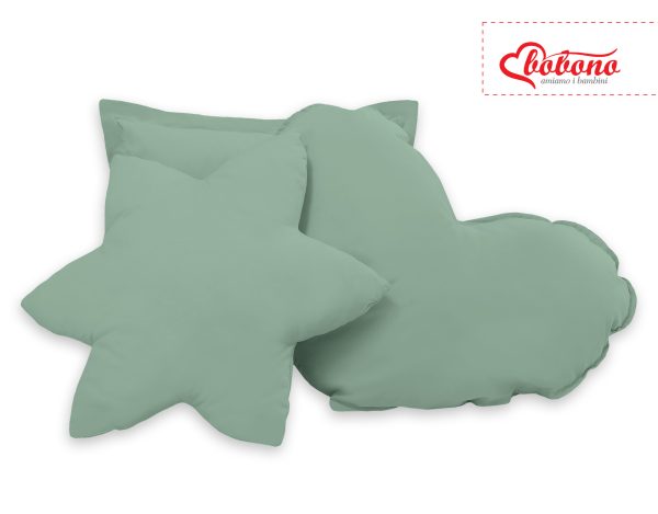 3pcs pillow set - pastel green - Image 2