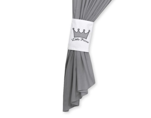 Curtains for baby room- Little Prince/Princess anthracite - Image 3