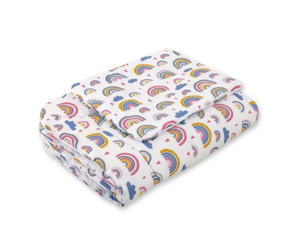 Bedding set 2-pcs 75x100cm NEWBORN - rainbow