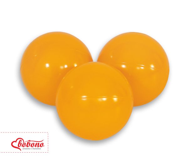 Plastic balls for the dry pool 50pcs - honey yellow - Image 2