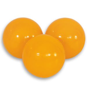 Plastic balls for the dry pool 50pcs - honey yellow