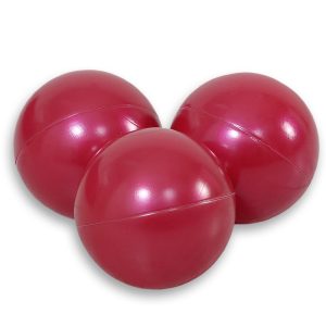 Plastic balls for the dry pool 50pcs - wine red